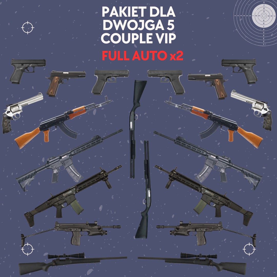 Pakiet dla Dwojga nr 5 COUPLE VIP FULL AUTO x2