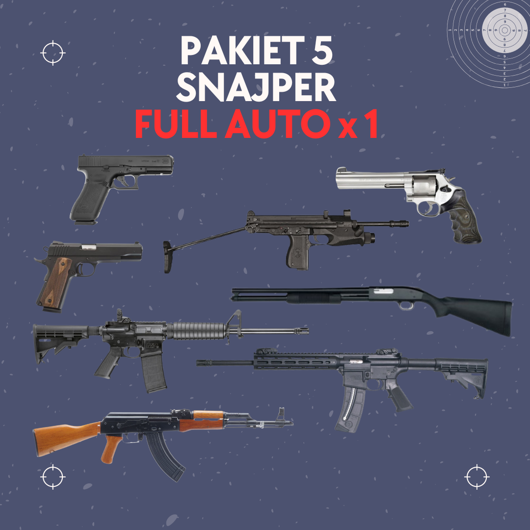 PAKIET 5 SNAJPER FULL AUTO x1