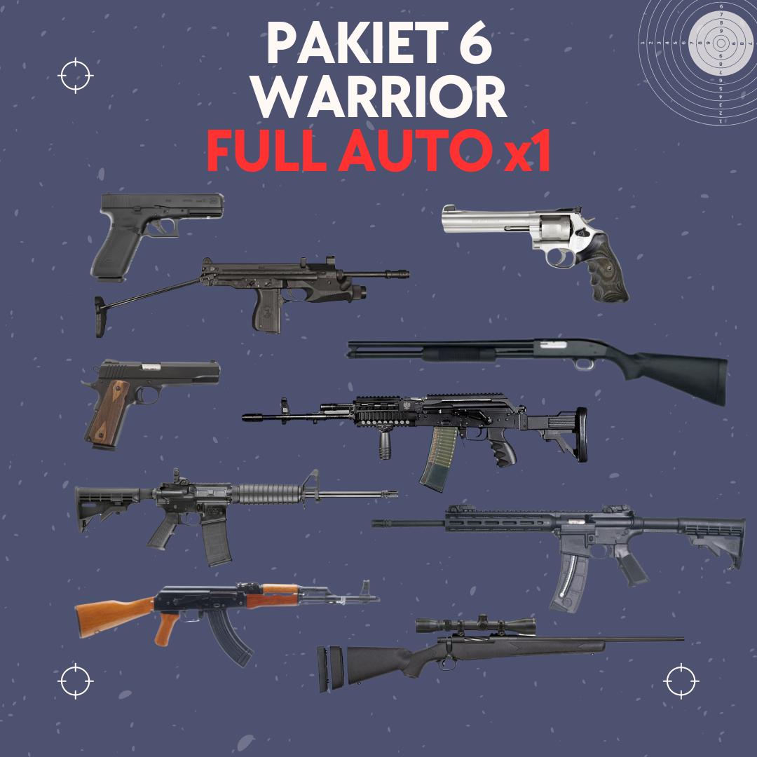 PAKIET 6 WARRIOR FULL AUTO x1